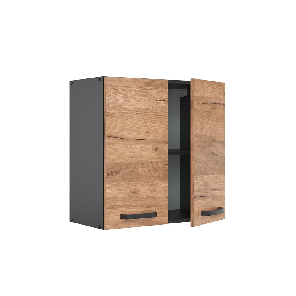 Vicco Elément Haut de Cuisine R-Line, Chêne de Force doré, 60cm, pour Une Combinaison Libre au Sein de systèmes de Cuisine modulaires