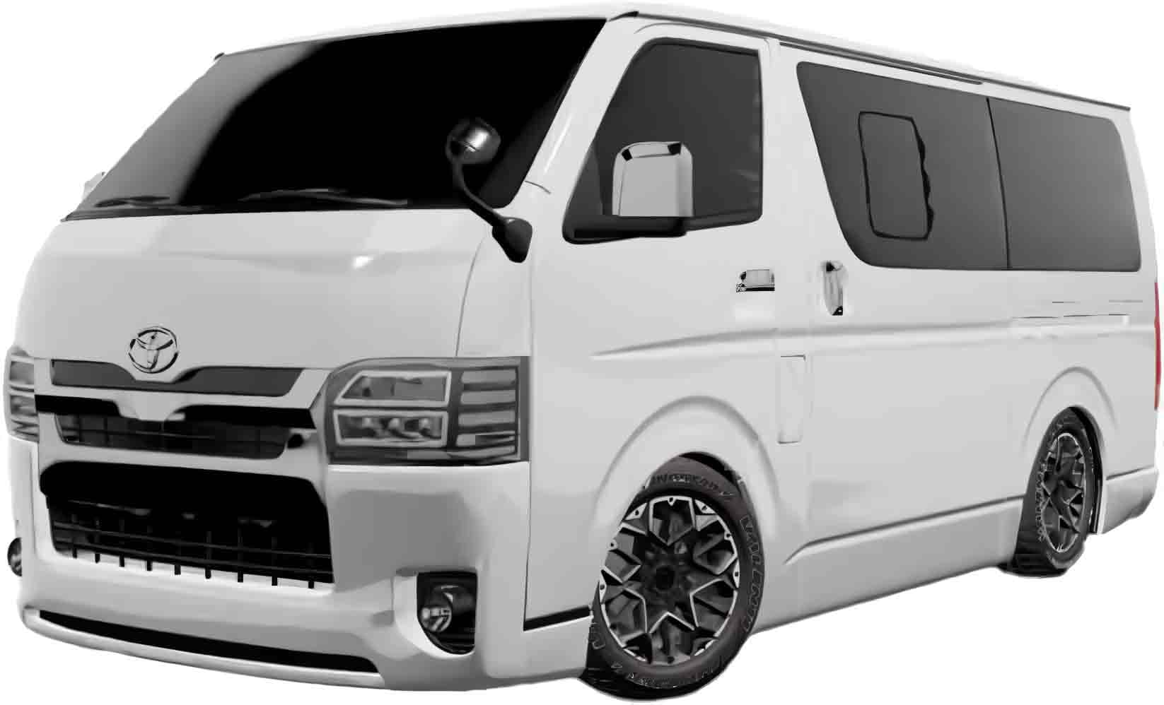 ハイエースなどのホイ-ルセット