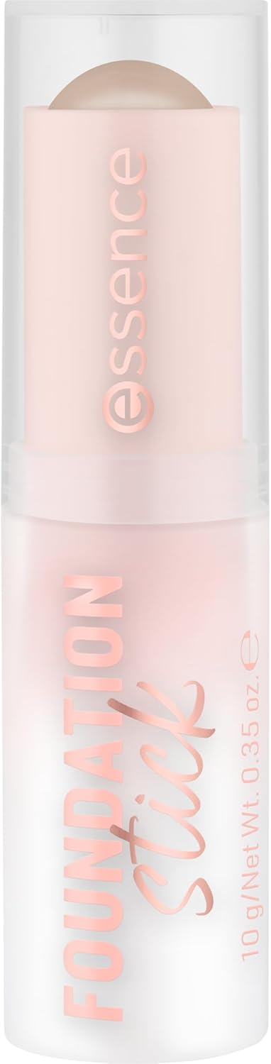 Essence Foundation Stick, nr. 220, nude, verzorgend, dekkend, zacht, natuurlijk, veganistisch, olievrij, zonder conserveringsmiddelen, zonder parabenen, per stuk verpakt (10 g)
