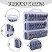 HeIiLan Toy Car Storage Organizer Case for Hot Wheels Car - Double Sided Display Carrying Container Holder for Matchbox Cars, LOL Surprise Dolls, and Shopkins - 48 Compartments(Transparent)