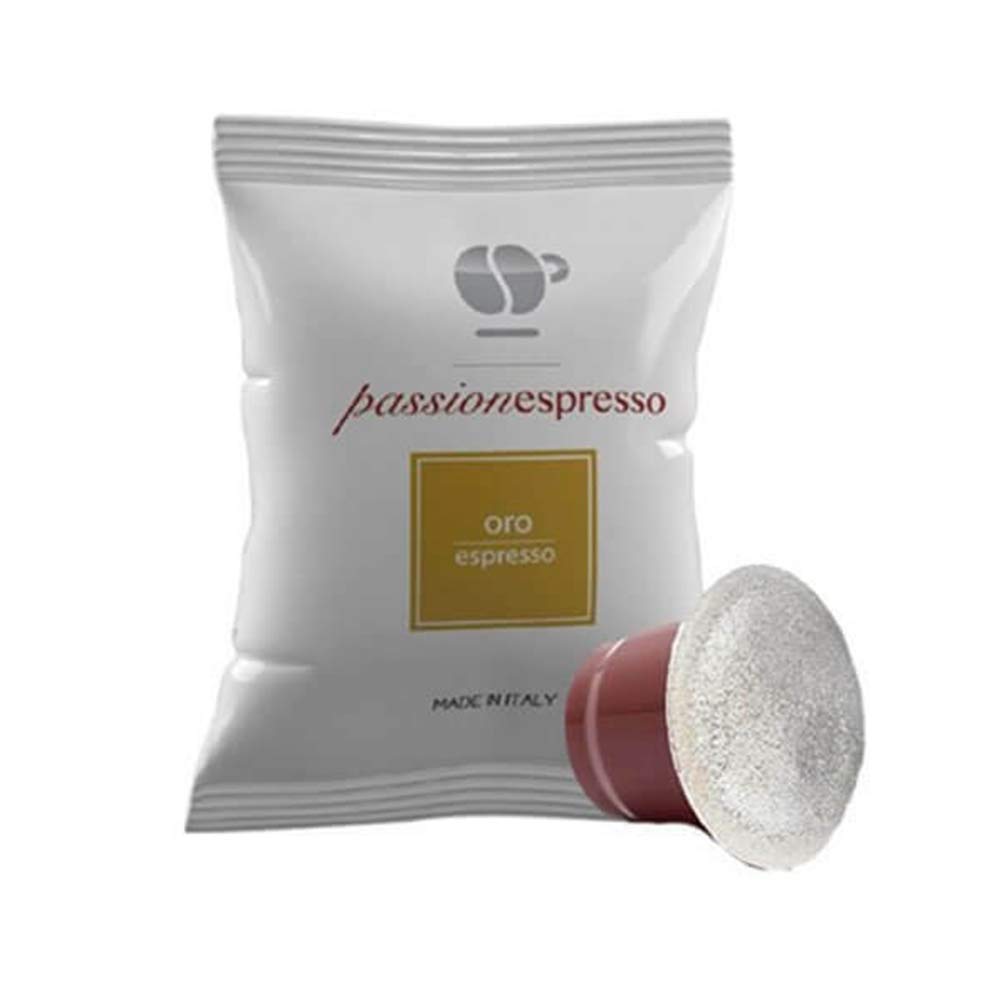 Lollo Caffè Passione Espresso, Miscela Oro- 400 Capsule - Compatibili con le Macchine ad uso domestico Nespresso*