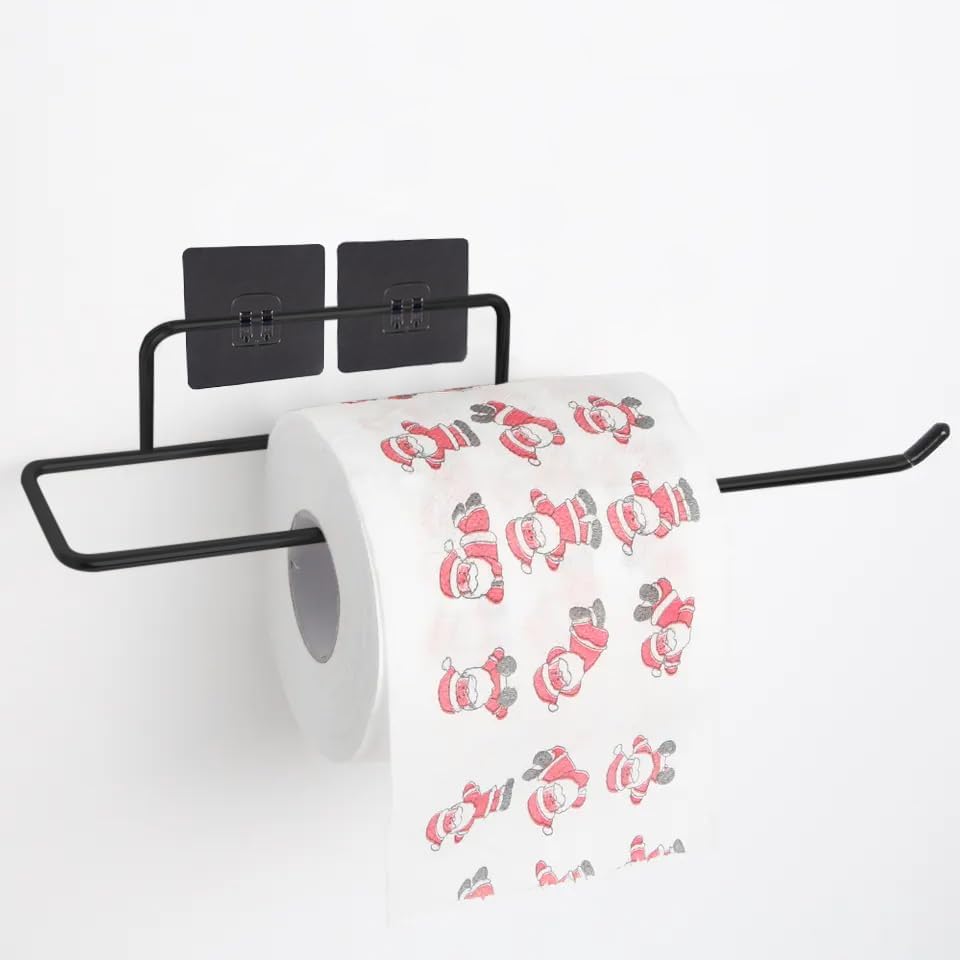 Image of Everline Toilet Paper Holder (Black)