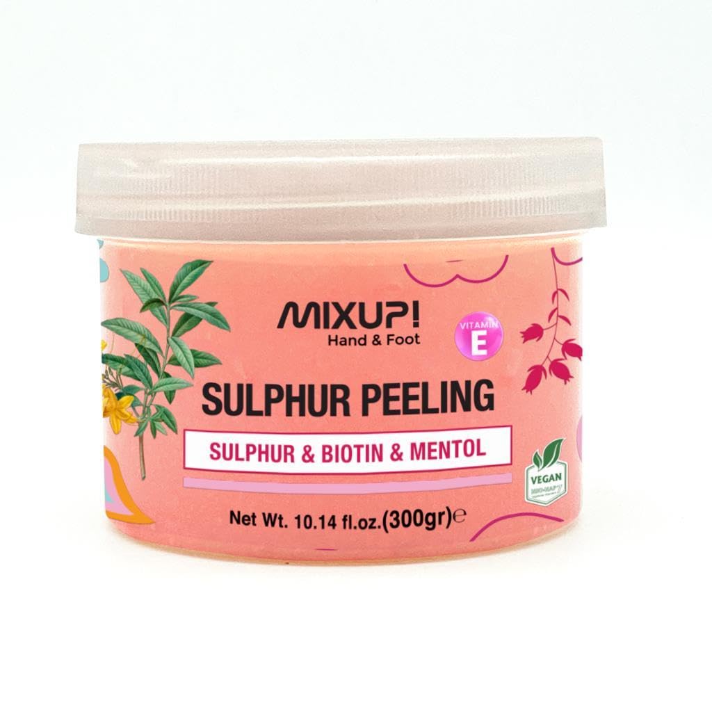 Mixup Hand ve Foot Sulphur Biotin, Menthol Peeling 300 gr