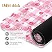 ALAZA Pink Checkered Background Cherry Bow Pattern Yoga Mat Non Slip Fitness Exercise Mat, Workout Mat for Yoga, Pilates and Floor Exercises