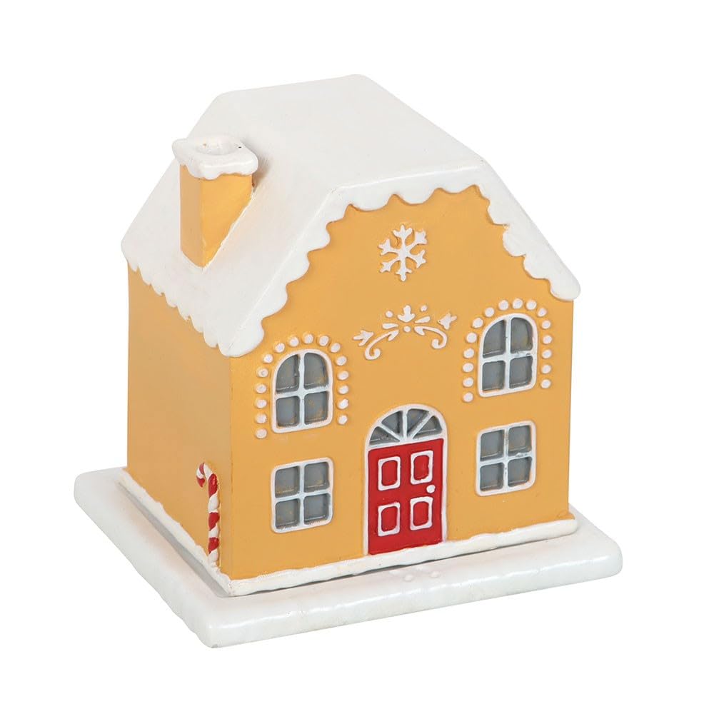  - Candy Cane Gingerbread House Incense Cone Holder
