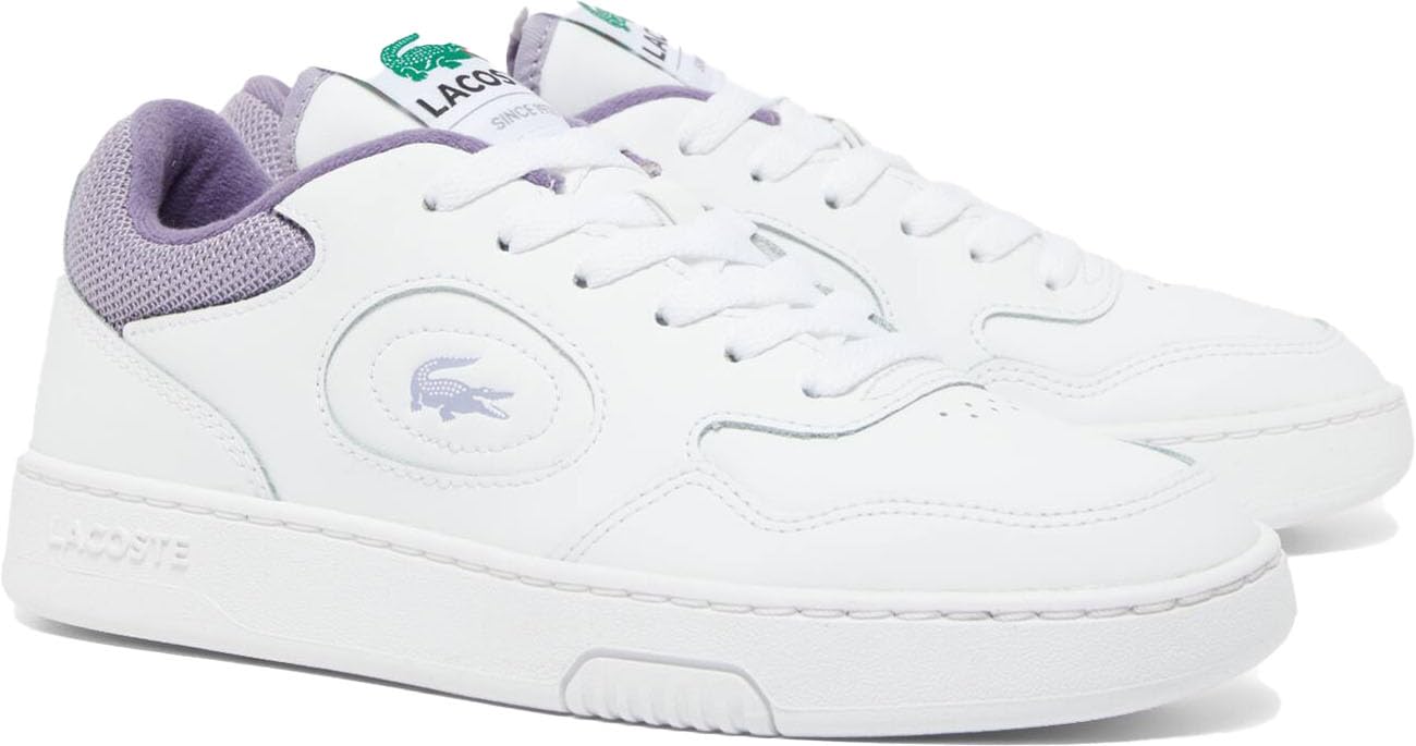 

                                                    Lacoste Women's Lineset Sneaker, White/Light Purp,
