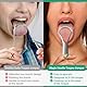 RONAVO Zungenschaber (2 Stück), Zungenreiniger Heilung von Mundgeruch (medizinische Qualität), Zungenschaber Edelstahl für Mundhygiene, Metall Tongue Scraper, Zungenbürste frischer Atem in Sekunden