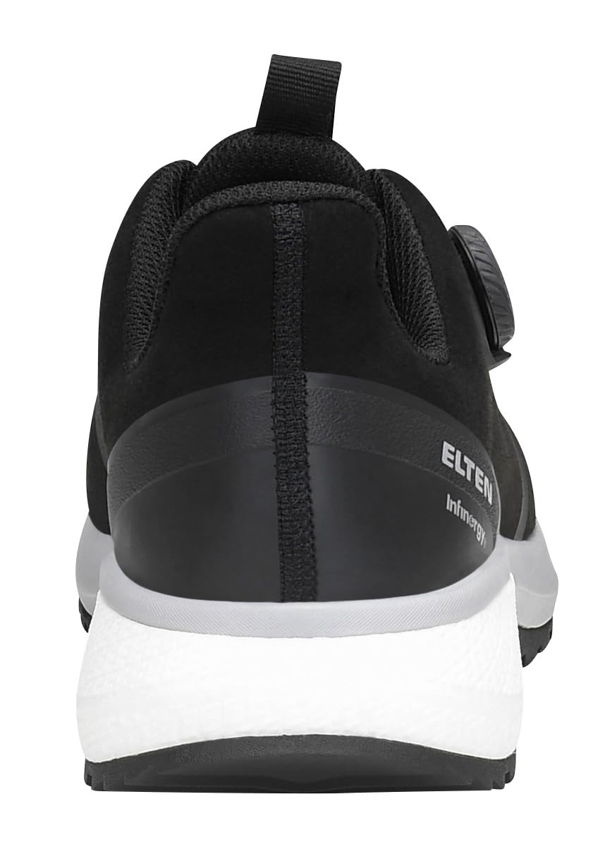 ELTEN Sicherheitsschuhe Taifun XXSW BOA Black Low ESD S3S für Damen & Herren, Carbonkappe, leicht, atmungsaktiv