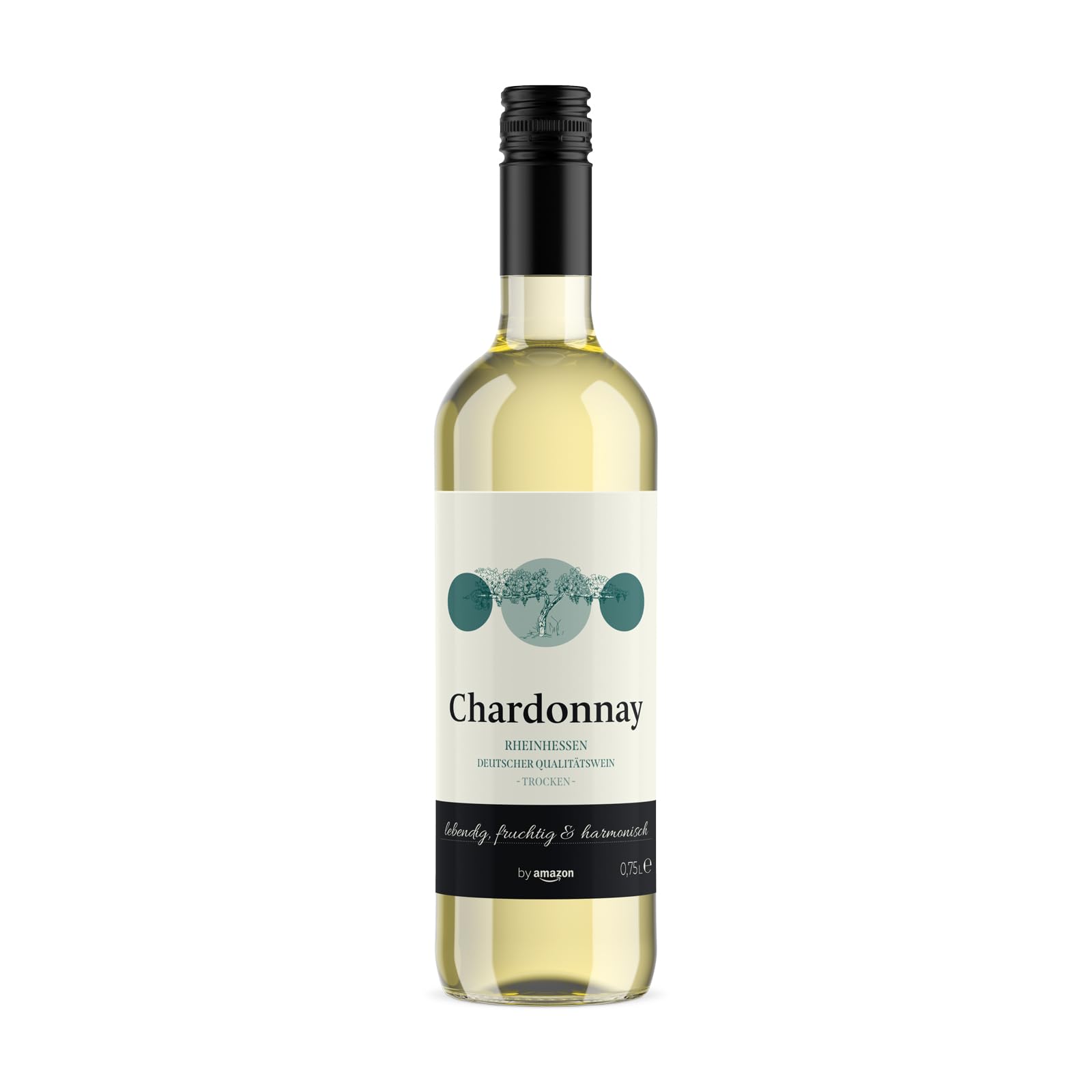 by Amazon Chardonnay Qualitätswein Rheinhessen, 0,75L