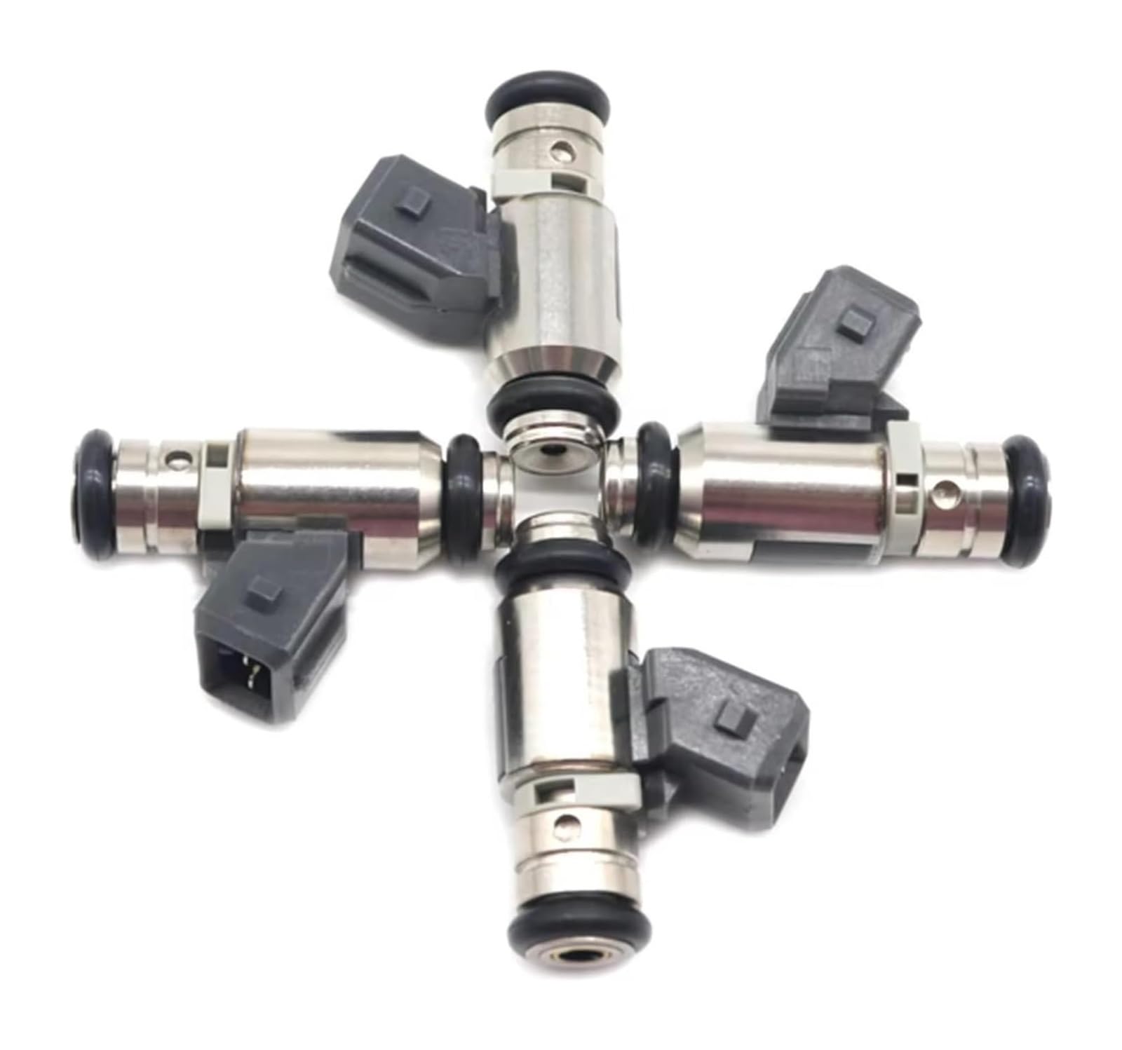 Wekpopmevl One Color Oil Petrol Fuel Injector Nozzle For Vw For Derby For Pointer For Wagon For Pickup 1.6L .8L 1998-2008 Iwp044 150100802 Car Iwp-044 4Pcs Fuel Injector Exhaust