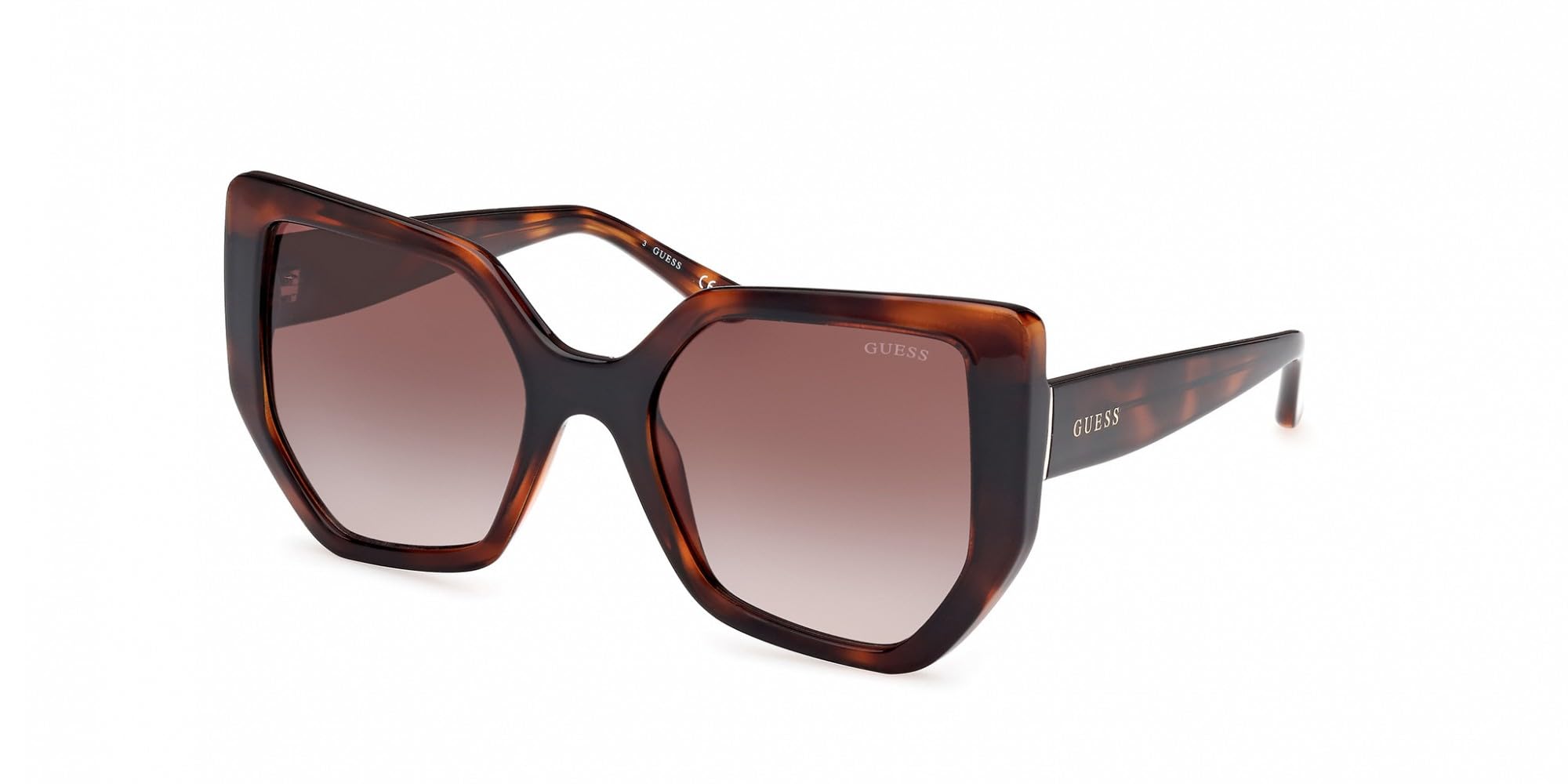 GUESS Women GU0015452F55 Sunglass, Gafas Mujeres, Dark Havana, 55
