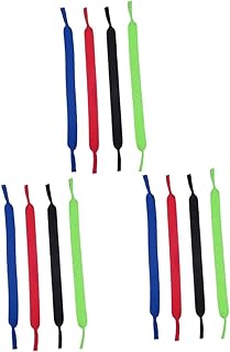 12 pares de óculos esportivos estilo corda vintage óculos esportivos corrente de óculos de sol com cordão masculino Sbr, Cores sortidas