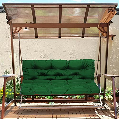 Coussin balancelle imperméable épais 120x100 résolvant l'inconfort des bancs de jardin