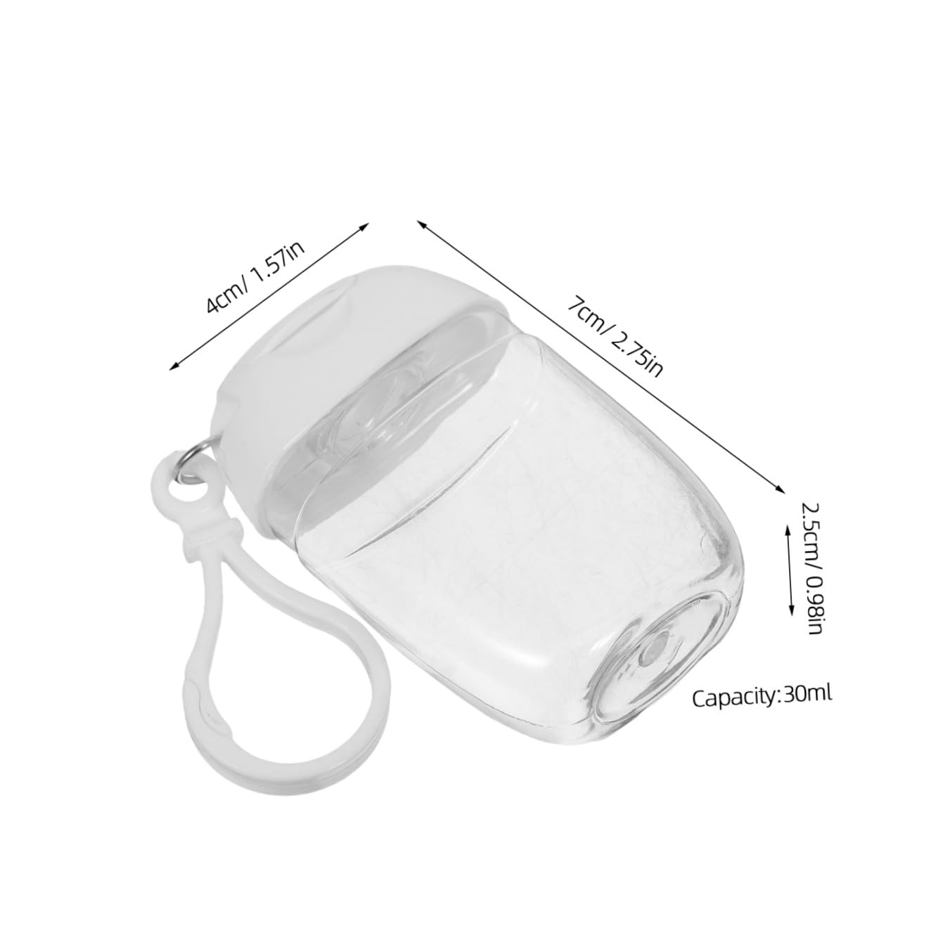 36 piezas Botellas de Viaje Rellenables Gancho Portátil Botellas de y Prueba de Fugas para Cosméticos y Productos de Aseo Personal
