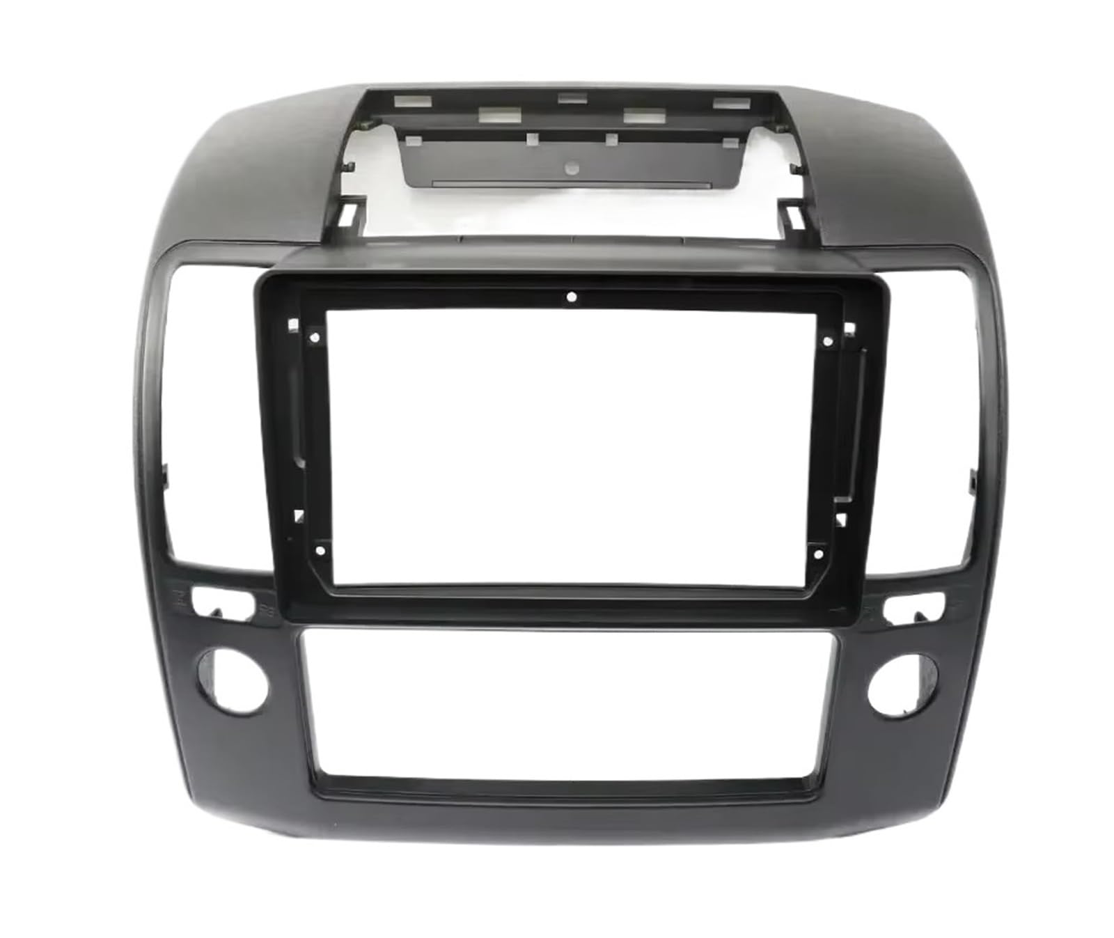 Panel Embellecedor Radio Kit Instalación Tablero 9 Pulgadas Accesorios Estéreo Radio Reproductor DVD Marco Fascias para Navara 2006-2012 Marco Radio para Coche(Only Frame-Black)
