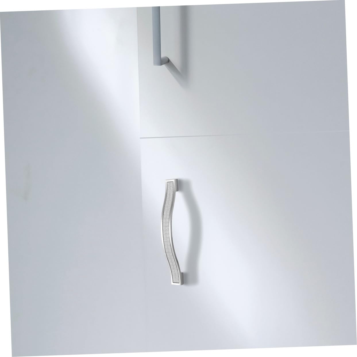 10 Pezzi Maniglie per Mobili in Stile Cristallo Opaco Maniglie per Armadio in Resistente per Cucina e Camera
