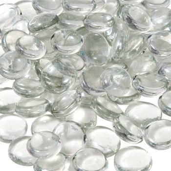Greenbrier Intl Clear Glass Accent Gems, 2-14-oz. Bags