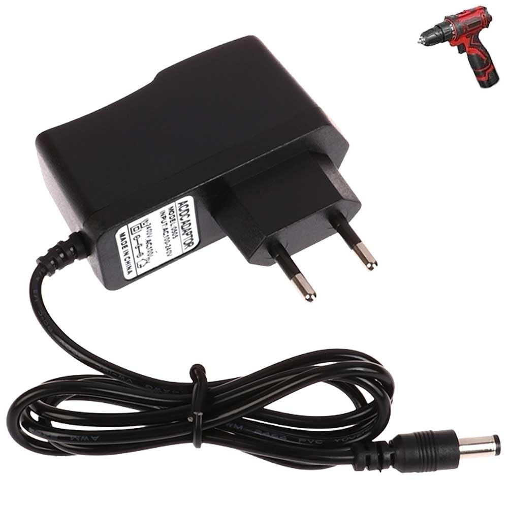 12V Li-Ion Battery Charger, Power Tool Battery Charger Adapter with LED Indicator, Compact Design, Charging for Cordless Drill & Household Tools (3Pcs 12V 1Amp DC Power Adapter)-picture-38