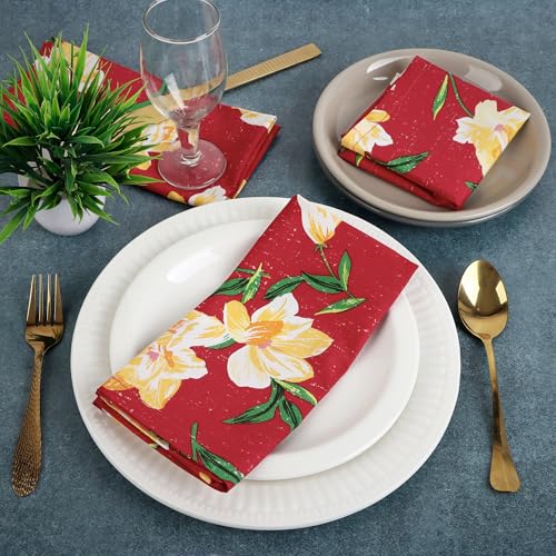 Servilletas de Tela de Algodón Estampadas 20x20 in Paquete x10 miniatura 3