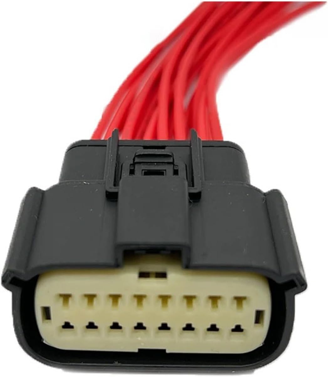 Compatible with 33472-1601 33482-1601 16 pin waterproof female car front plug connector wiring harness (Color : 16P Female, Size : 1 Pc)