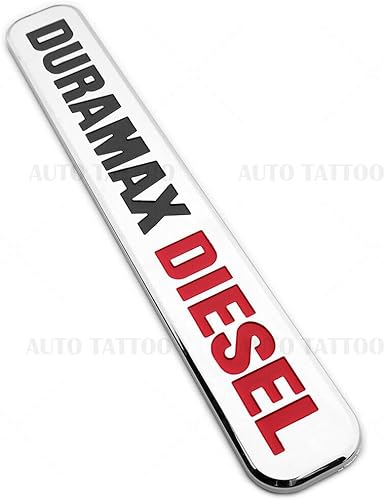 Miniatura 3 de 2 calcomanías Duramax de 6.6 l con emblema Allison para puerta trasera, placa de identificación de repuesto para insignias Silverado 2500 3500 HD