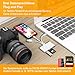 5-in-1 SD Kartenleser für Phone, Speicherkartenleser&USB OTG Adapter, USB C und USB A Geräte mit Micro SD & SD Karten Slots, Unterstützt SD/Micro SD/SDHC/SDXC/MMC