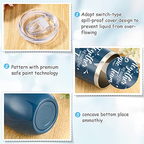 Employee Appreciation Gifts Wine Tumbler Team Gifts For Employee Thank You Gift For Coworker Women Men, 12 Oz Wine Tumbler Insulated Stainless Steel Tumbler With Lid And Straw (Positive Style, 12 Pcs) #TOP5