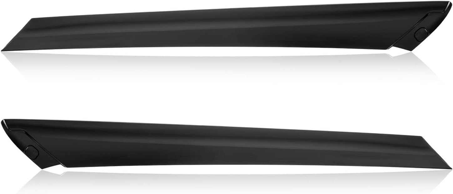 Compatible with 2014-2018 Kia Soul Molding Pair Windshield Pillar Trim Exterior,86170-B2000 86180-B2000