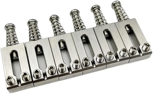 Miniatura 3 de 6 sillines de puente de guitarra de 0.413 in  Puentes de trémolo de acero inoxidable para Fender Telecaster Tele Stratocaster Strat Style repuesto