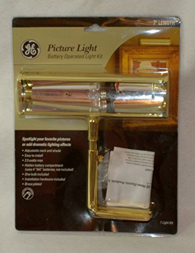 GE 10328 Incandescent Picture Light, Battery Operated