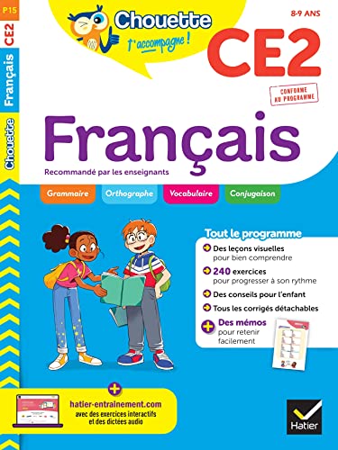 Chouette - Français CE2: cahier d'entraînement recommandé par les enseignants
