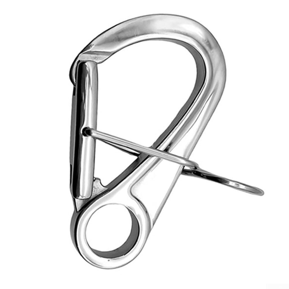 Gancio di attracco in acciaio inossidabile 316 Marine Grade Quick Release Snap Clip autobloccante Moschettone di ormeggio per canottaggio Yachting Escursioni Attrezzatura di sicurezza