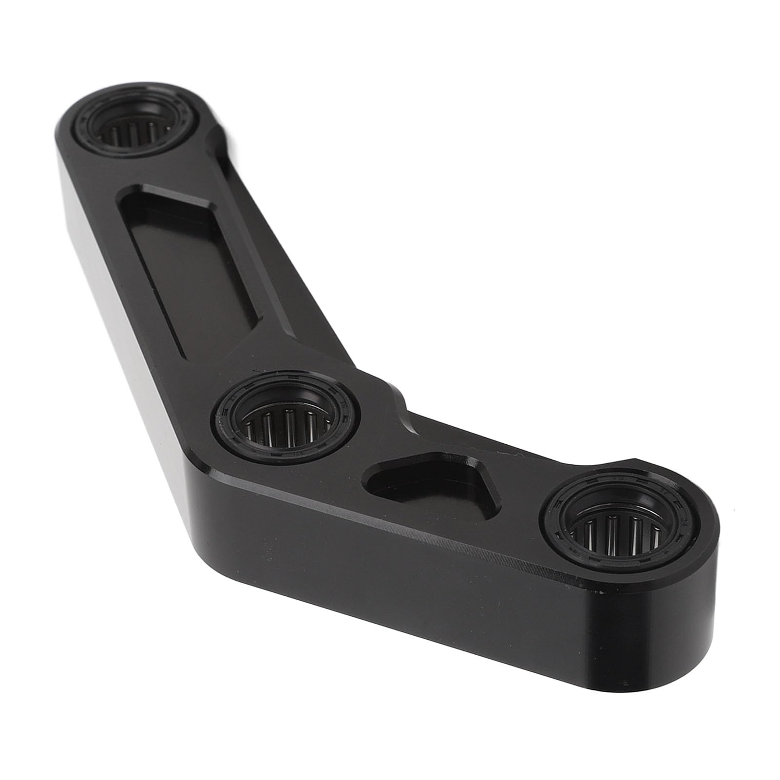 aqxreight Link di abbassamento posteriore in lega di metallo per moto, compatibile con MT07 YZF R7 2014 2024 ad alta velocità e stabilità (nero)