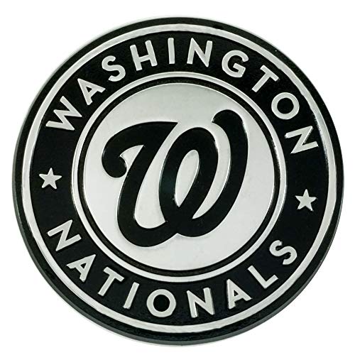 FANMATS 26754 Washington Nationals 3D Chrome Metal Auto Emblem