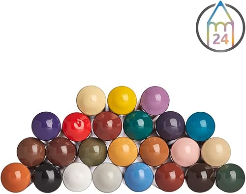 Miniatura 3 de Derwent Lápices de colores Lightfast 24 latas, juego de 24 unidades, núcleo de 0.157 in de ancho, 100% resistente a la luz, a base de aceite, núcleo