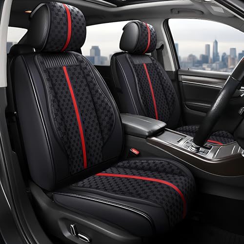OASIS AUTO Car Seat Covers Full Set, Luxury Stylish...