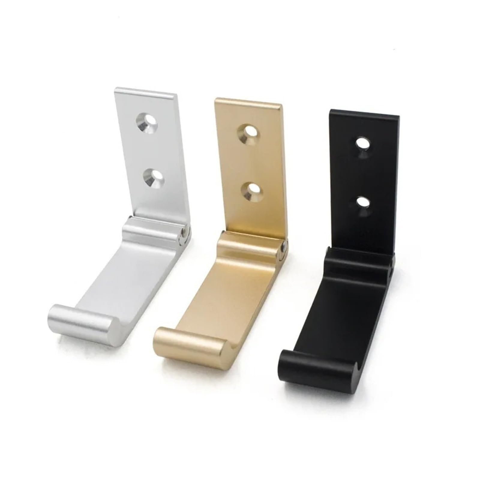 Folding Aluminum Wall Hook Single Space Saving Hanger for Coats Towels Hats