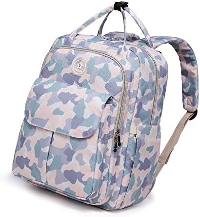 MotherLike Baby Diaper Bags for Mom for Travel -Diaper Backpack for Mothers - Large Capacity, Stylish Maternity Bag (Camouflage)
