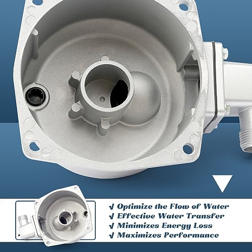 Water Pump Body Housing Replacement for Predator Pacific Hydrostar 1 inch 79cc Gasoline Engine Clear Water Pump - Image 6