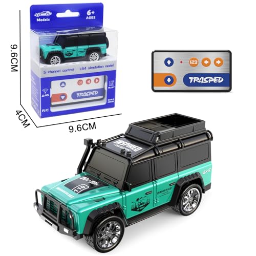 Image of Remote Controlled Car Mini RC Car from 3 4 5 6 Years 2.4GHz Mini RC Cars with LED Light 1:64 Scale 3 Speed, Baby Cars Toy Gift