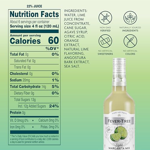 Image of Fever-Tree, Mix Margarita Light, 25.36 Fl Oz