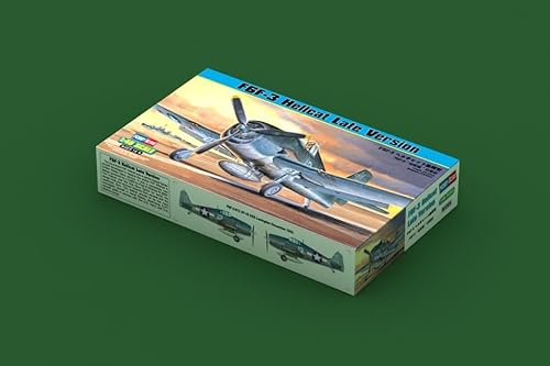 Miniatura 2 de Hobby Boss F6F-3 Hellcat versión tardía modelo de avión Kit de construcción
