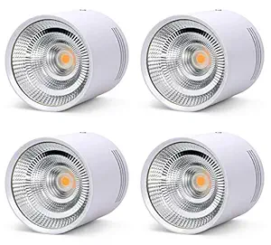 Future Energy FOS LED COB Surface Light 20-Watt, 2200 LUMENS (Warm White 2700k | Pack of 4)