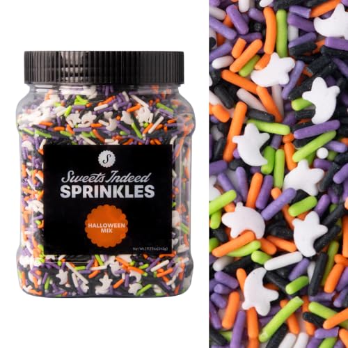 Image of Sweets Indeed, Bulk Sprinkles, 1.3 pounds, Sprinkle Mix, Perfect for Cake Decorations, Baking Ice Cream Cookies Cupcake Topper (Mini Heart) (Pumpkin)