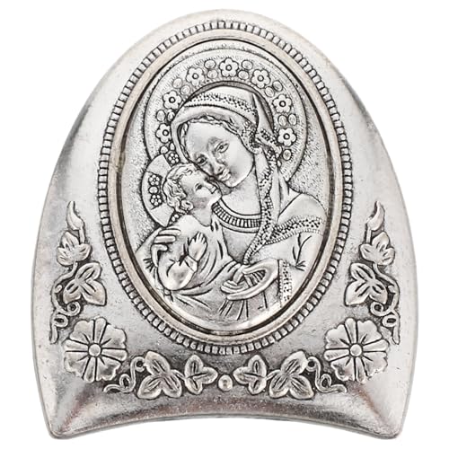 DIYEAH Estatua De Nuestra Señora De Metal Estatua De María