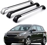 HAOMENG Barras Techo Portaequipajes para KIA Carens Rondo MK3 2013-2021, Coche Barra Transversales Barras Porta Equipaje Bacas Portaequipaje Laterales Cross Rails Techo Portador