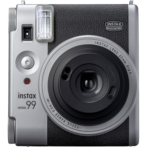 Image of Fujifilm Instax Mini 99 Instant Film Camera Silver Value Bundle with Case