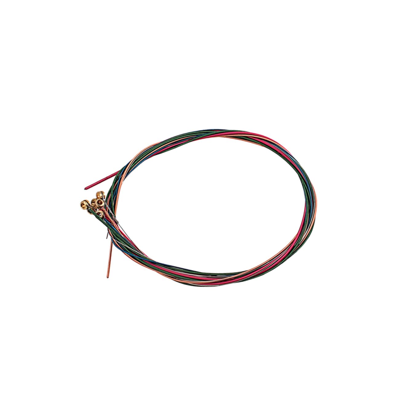 BESTonZON 18pezzi Corde Per Chitarra Acustica Colorate Stringhe Per Strumenti Musicali Resistente Rivestimento Antiruggine Per Suono Stabile e Duraturo