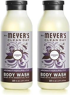 Mrs. MEYER'S CLEAN DAY Body Wash, Lavender 16 Fl Oz (Pack of 2)