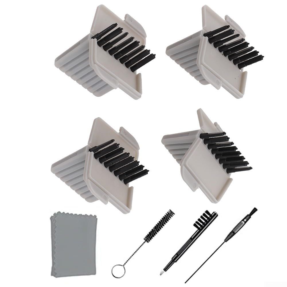 Hearing Aid Wax Guards Cerustop Compatible Filters For Cleaning Tool Set Professional Ear Protection Maintenance Kit Including Microfiber Cloth And Brushes For CIC ITE/ITC/Devices